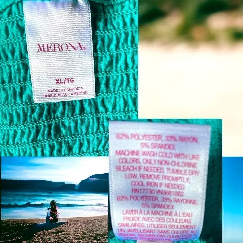 Merona l Sundress l Cool & Comfy l Teal l XL l VGUC - Picture 4 of 11